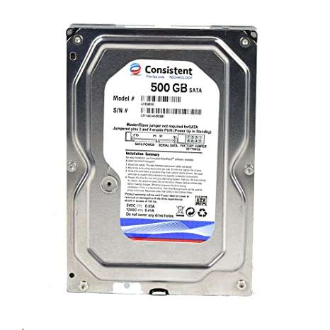 Consistent 500gb 500 GB Desktop Internal Hard Disk Drive