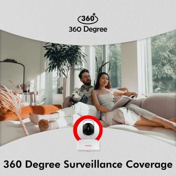 CP PLUS CP-E31A 3 MP Wi-Fi PT Security Camera- 15 Meter